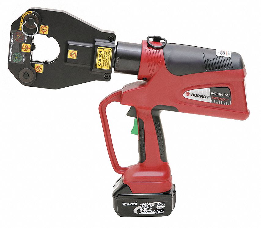 Burndy Battery Operated 4 Point Crimping Tool - 22p220