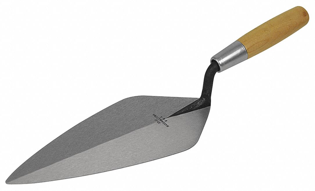 London Trowel 12inL 5 1/8inW CarbonSteel