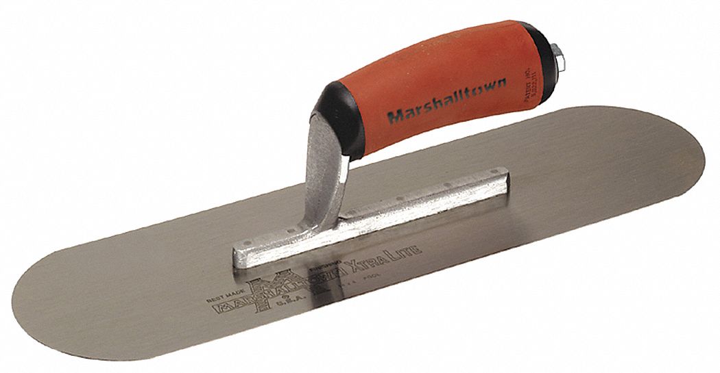 Pool Trowel 16inL 4 1/2inW Carbon Steel