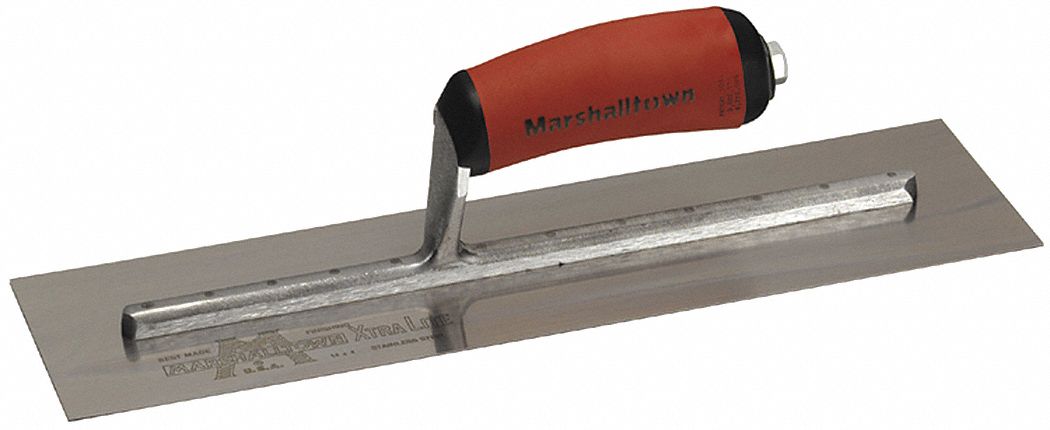 Square-EndTrowels 14inL 3inW CarbonSteel