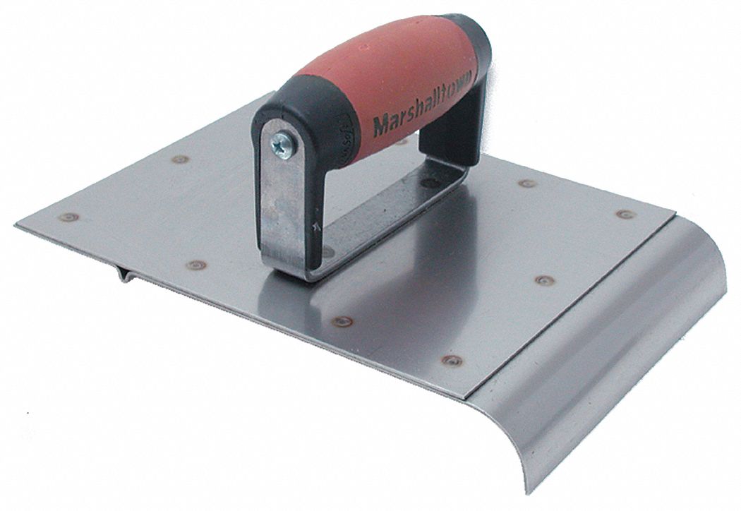 MARSHALLTOWN 4283D Safety Step Edger/Groover,6 x 8 In,SS PK 4