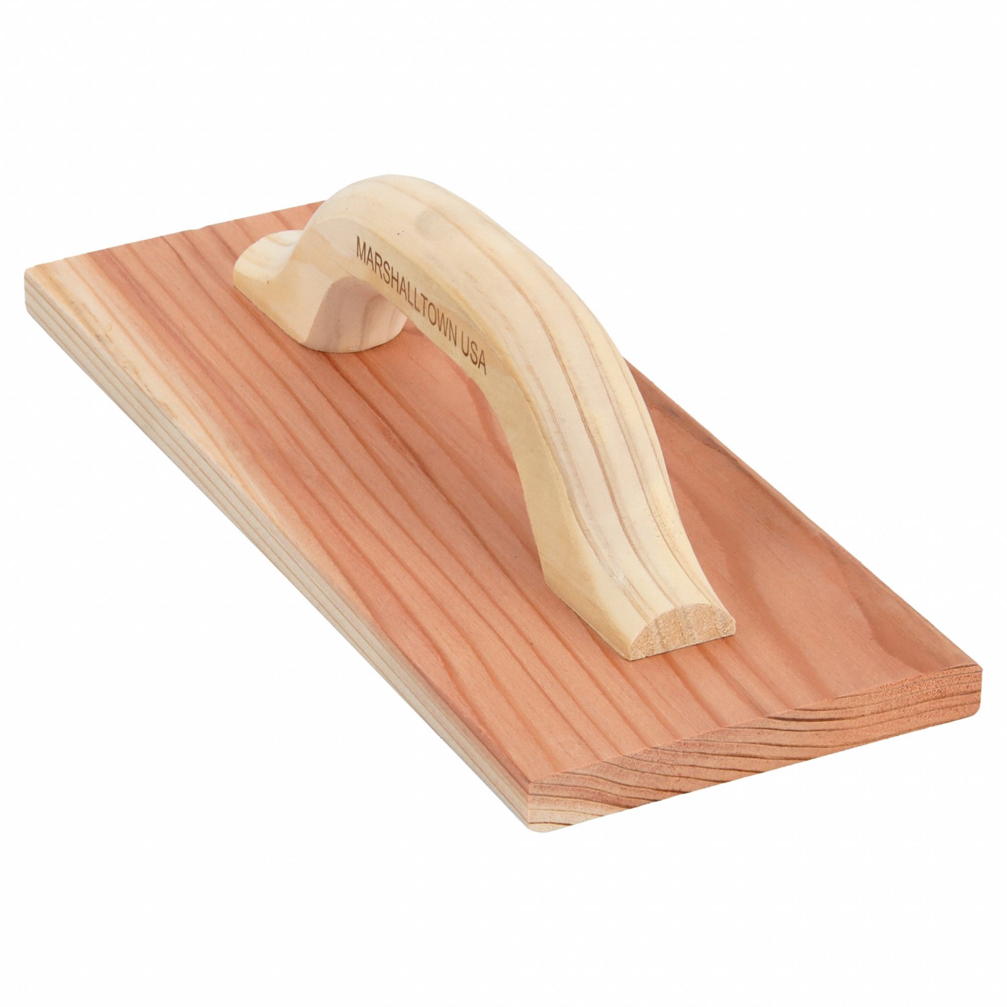 CONCRETE FLOAT, WOOD BLADE, SQUARE BLADE, WOOD HANDLE