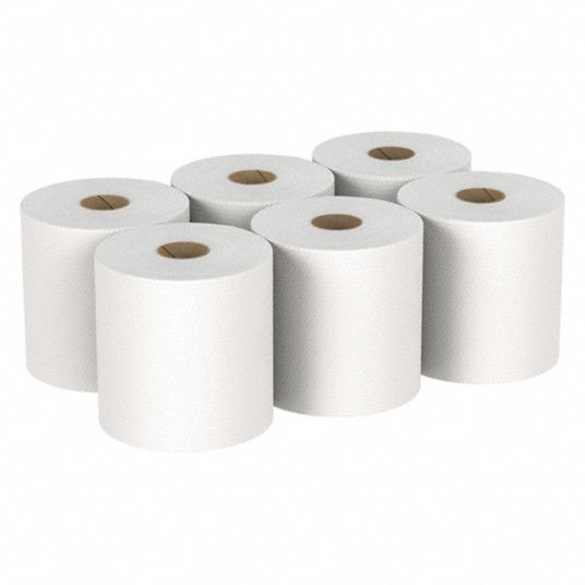 ABILITY ONE, White, 7 7/8 in Roll Wd, Paper Towel Roll - 22P479|8540-01 ...