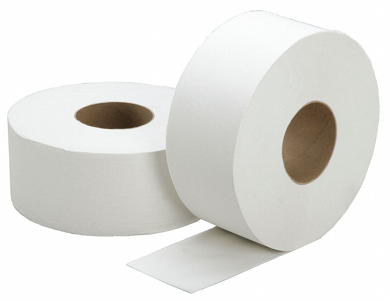 ABILITY ONE Toilet Paper Roll: 2 Ply, Continuous Sheets, 1,000 ft Roll Lg,  9 in Roll Dia., 12 PK