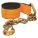 WINCH STRAP, CHAIN EXTENSION GRAB-HOOK, GEN PURPOSE WEBBING, 3 IN OVERALL W, YELLOW
