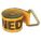 WINCH STRAP, D-RING, GEN PURPOSE WEBBING, 4 IN OVERALL W, 5,400 LB WORKING LOAD LIMIT, YELLOW