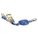 TIE DOWN STRAP, RATCHET, WIRE-HOOK, GEN PURPOSE, 1 IN W, 835 LB WLL, BLUE, 12 FT L
