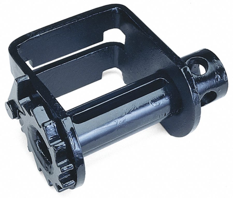 KINEDYNE Sliding Tie Down Winch, L Style, 5400 lb. 22P5861020GRA