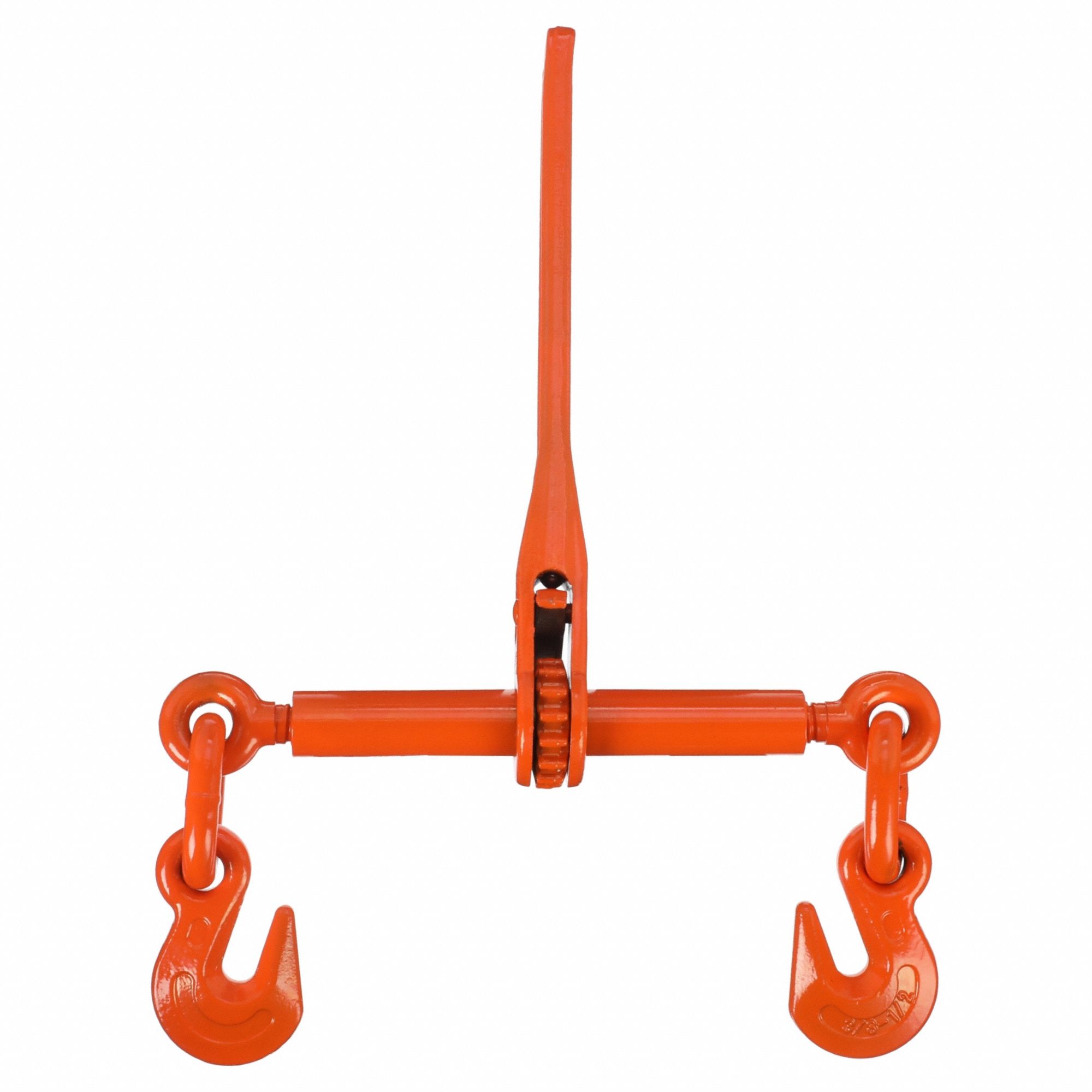 LOAD BINDER CHAIN, 9,200 LB CAPACITY, GRAB-HOOK, ORANGE, 3/8IN-1/2IN