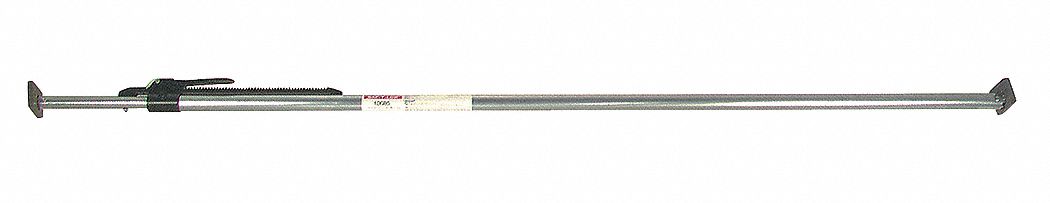 CARGO BAR, CARGO BAR, 89½ IN OVERALL EXTENDED L, 90 IN MIN ADJUSTMENT L, STEEL, ROUND, RUBBER