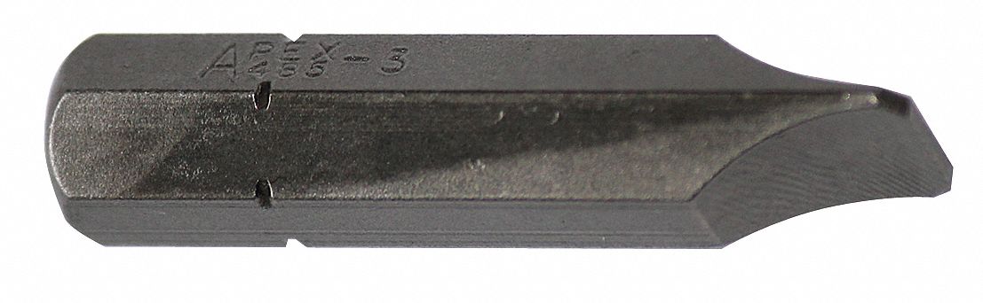 Slotted Insert Bit,10F-12R,1 In,PK5