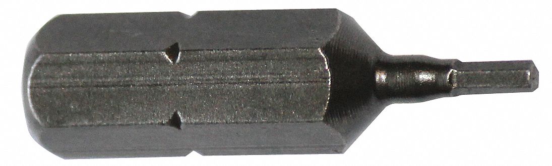 Insert Bit: Insert Bit, Metric, Hex Head, 4 mm Bit Industry Size, Std, Impact Rated, Hex, 5 PK