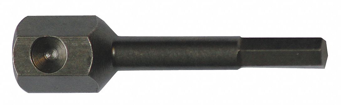 Insert Bit: Insert Bit, Imperial, Hex Head, 3/16 in Bit Industry Size, Std, Impact Rated, 5 PK