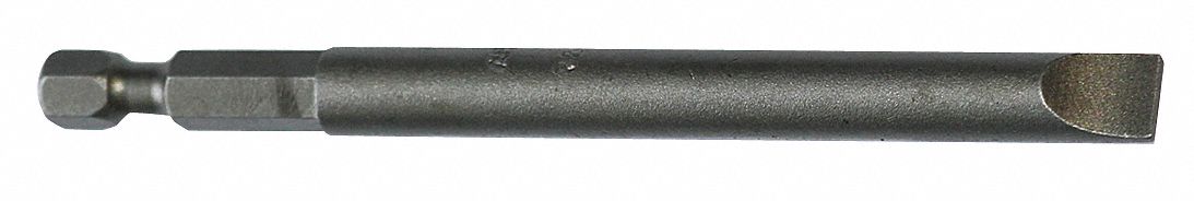 Slotted Power Bit,10F-12R ,4 In,PK5