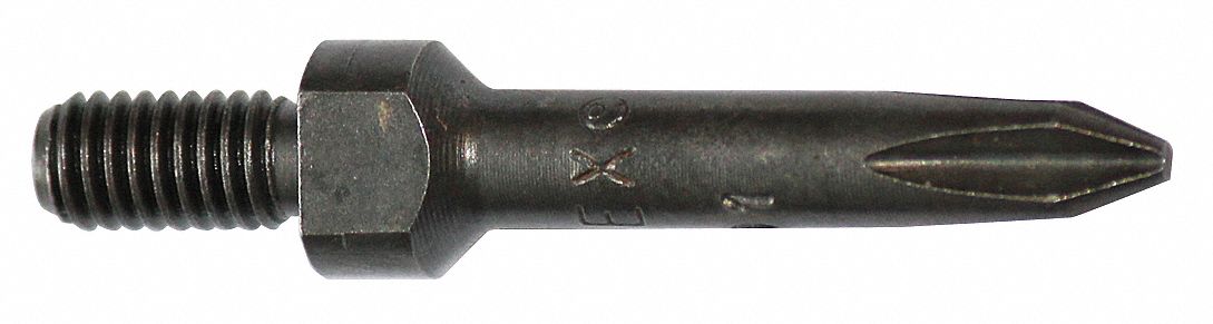 Insert Bit: Insert Bit, Imperial, PH2 Bit Industry Size, #2 Bit Size, Std, Impact Rated, 5 PK