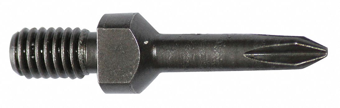 Insert Bit: Insert Bit, Imperial, PH2 Bit Industry Size, #2 Bit Size, Std, Impact Rated, 5 PK