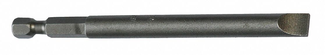 Slotted Power Bit,12F-14R,3-1/2 In,PK5