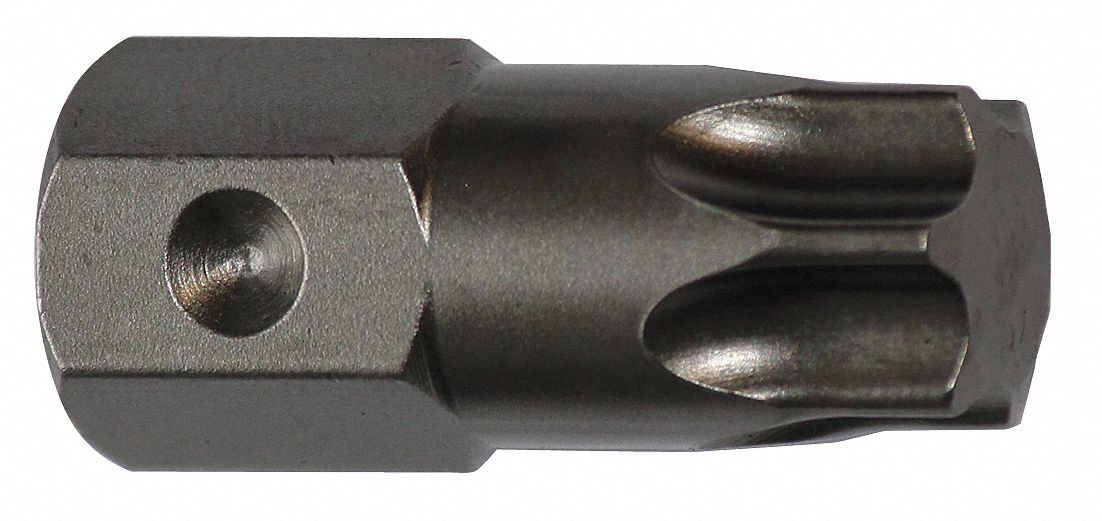 Insert Bit: Insert Bit, T60 Bit Size, Imperial, Torx® Head, T60 Bit Industry Size, Std, 5 PK
