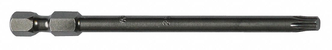 Power Bit: Power Bit, T10 Bit Size, Imperial, Torx-Plus® Head, T10 Bit Industry Size, Std, 5 PK