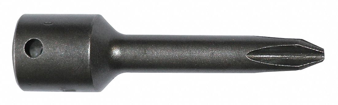 SOCKET BIT,3/8 IN. DR,#4 PHILLIPS,PK5