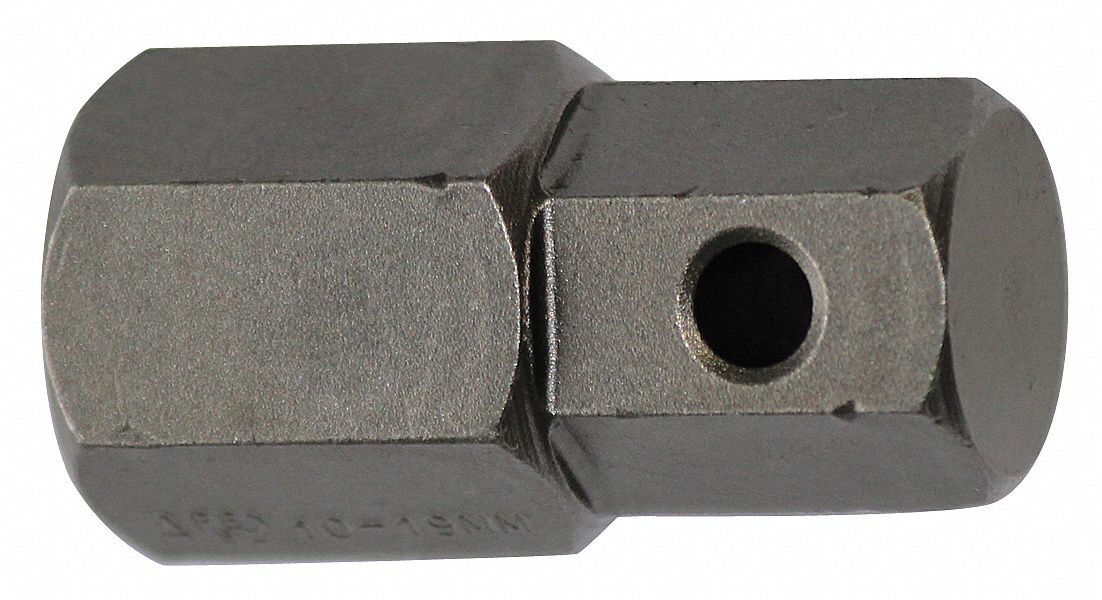 TORSION BIT,METRIC,5/8",HEX,19MM,PK5