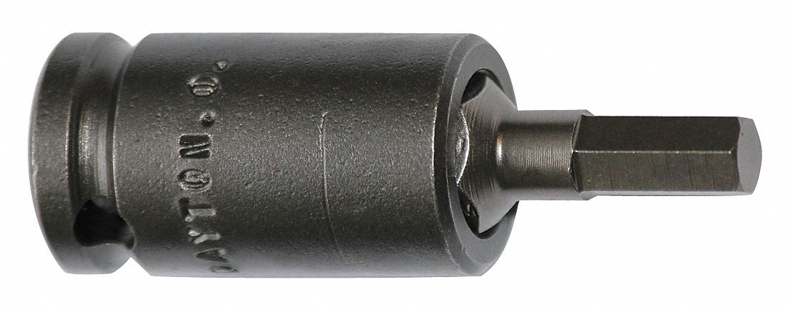 SOCKET BIT,3/8 IN. DR,6MM HEX,PK5