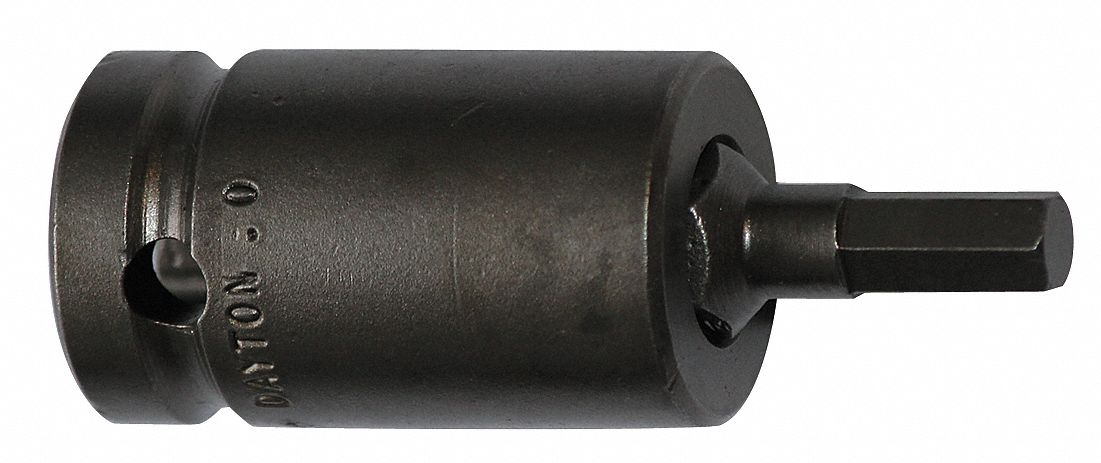 SOCKET BIT,1/2 IN. DR,14MM HEX,PK5