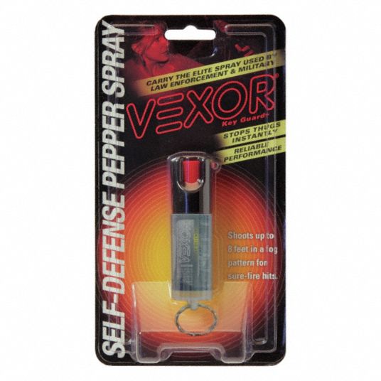 VEXOR, 25, 3.75 in Overall Ht (In.), Pepper Spray 22PJ57SD105CRK