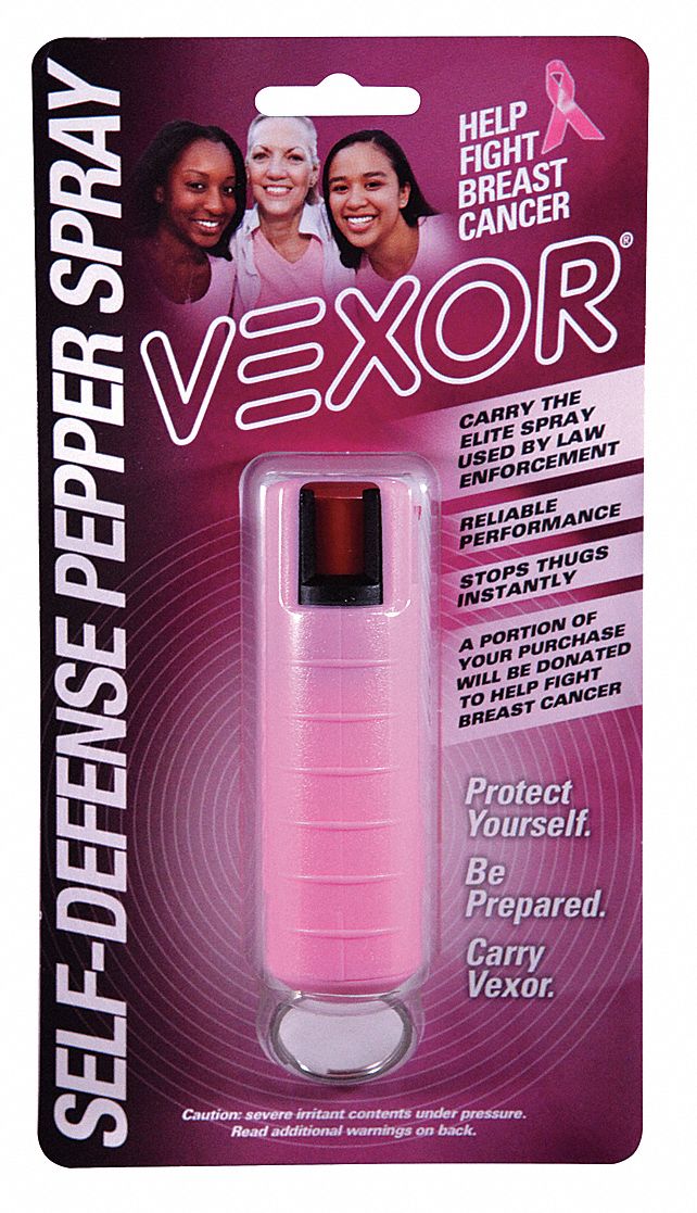 VEXOR, 25, 3.75 in Overall Ht (In.), Pepper Spray 22PJ63SD105C16BC