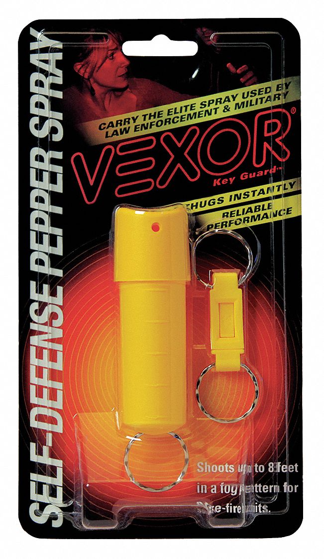VEXOR, 25, 3.75 in Overall Ht (In.), Pepper Spray 22PJ68SD105C55R