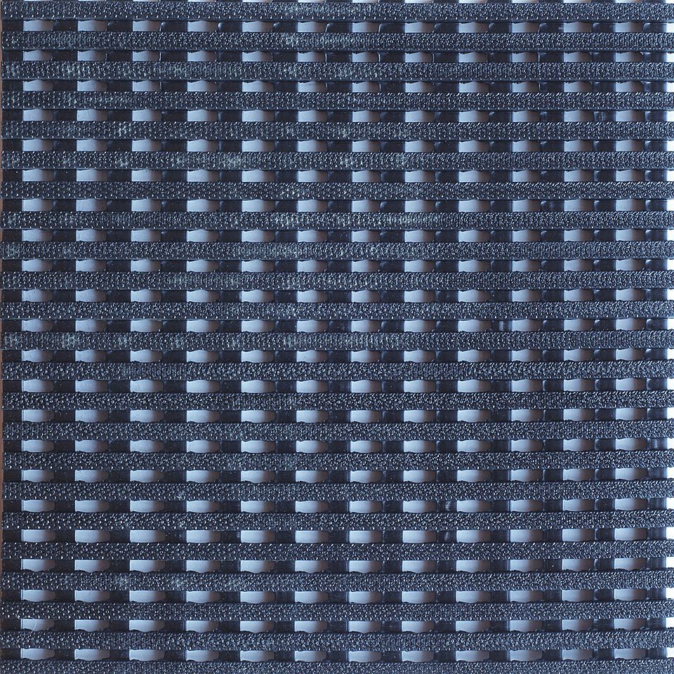PLASTIGRIP ANTIFATIGUE MAT, VINYL, 3 X 5 FT, 9/16 IN THICK, BLACK, ANTIMICROBIAL