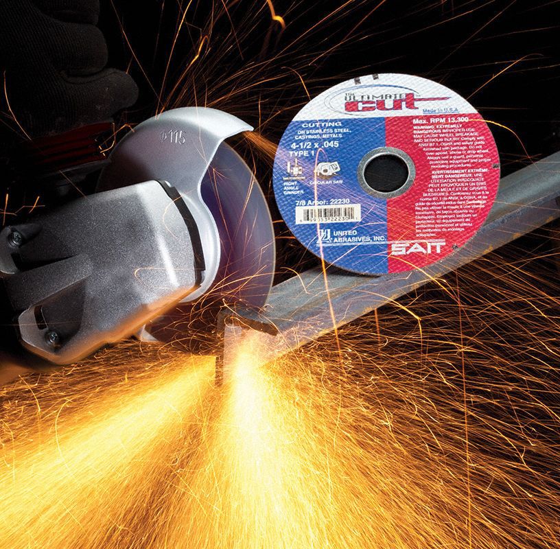 UNITED ABRASIVESSAIT 4 1/2 in, Type 1 Aluminum Oxide Abrasive CutOff