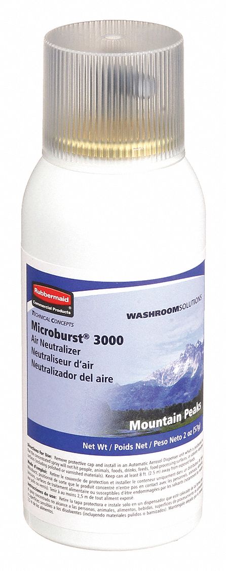 AIR FRESHENER REFILL, MICROBURST 3000, 2.6 OZ CONTAINER SIZE, 12 PK