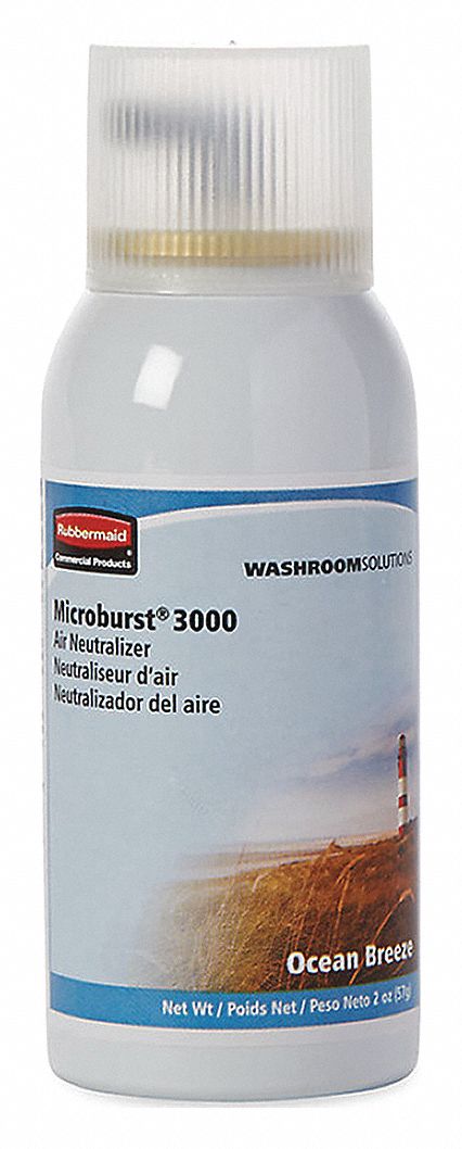 Rubbermaid Commercial 4012551 Microburst 3000 Refill Linen Fresh 2Oz  Aerosol 12/Carton (Rcp4012551)