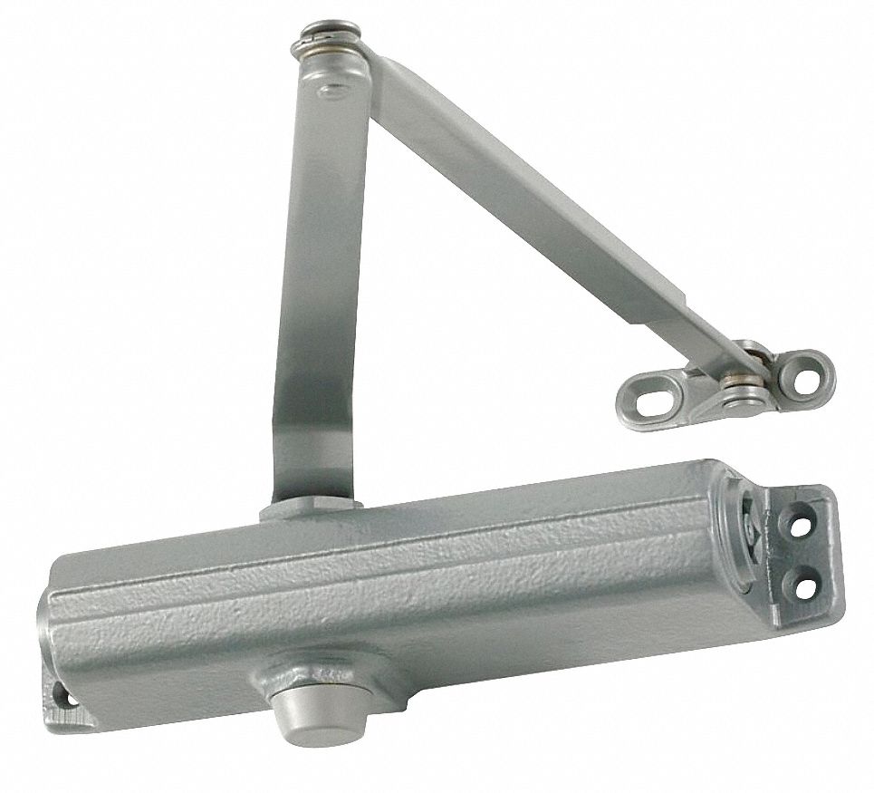 DOOR CLOSER,ALUMINUM,NONHANDED