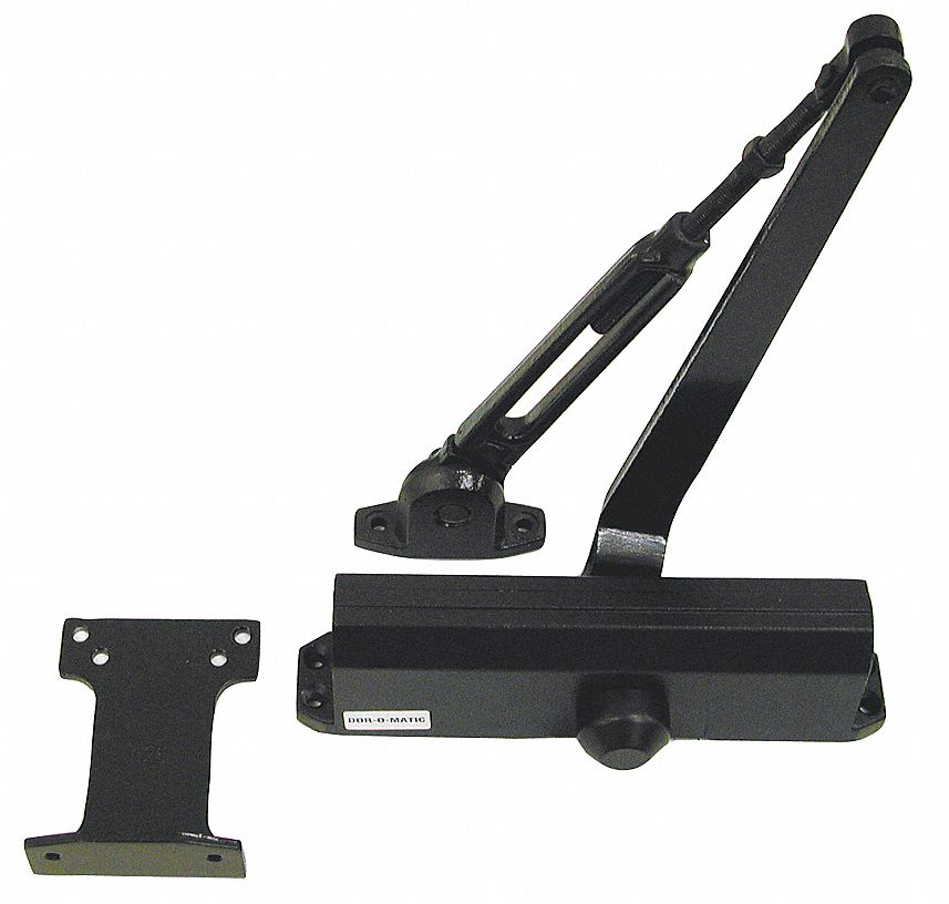 FALCON Hydraulic Security Door Closer, Medium Duty, Interior and Exterior 22RC41SC61A HWPA