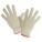 GANTS EN TRICOT FICELLE, 40 GRAMMES, POUCE DROIT, TAILLE P, NATUREL, POLYESTER/COTON, PR