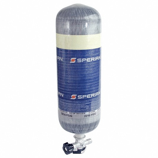Drager 3338040 SCBA Carbon Breathing Cylinder 45 Min 4500 PSI Year 2009 for sale online 