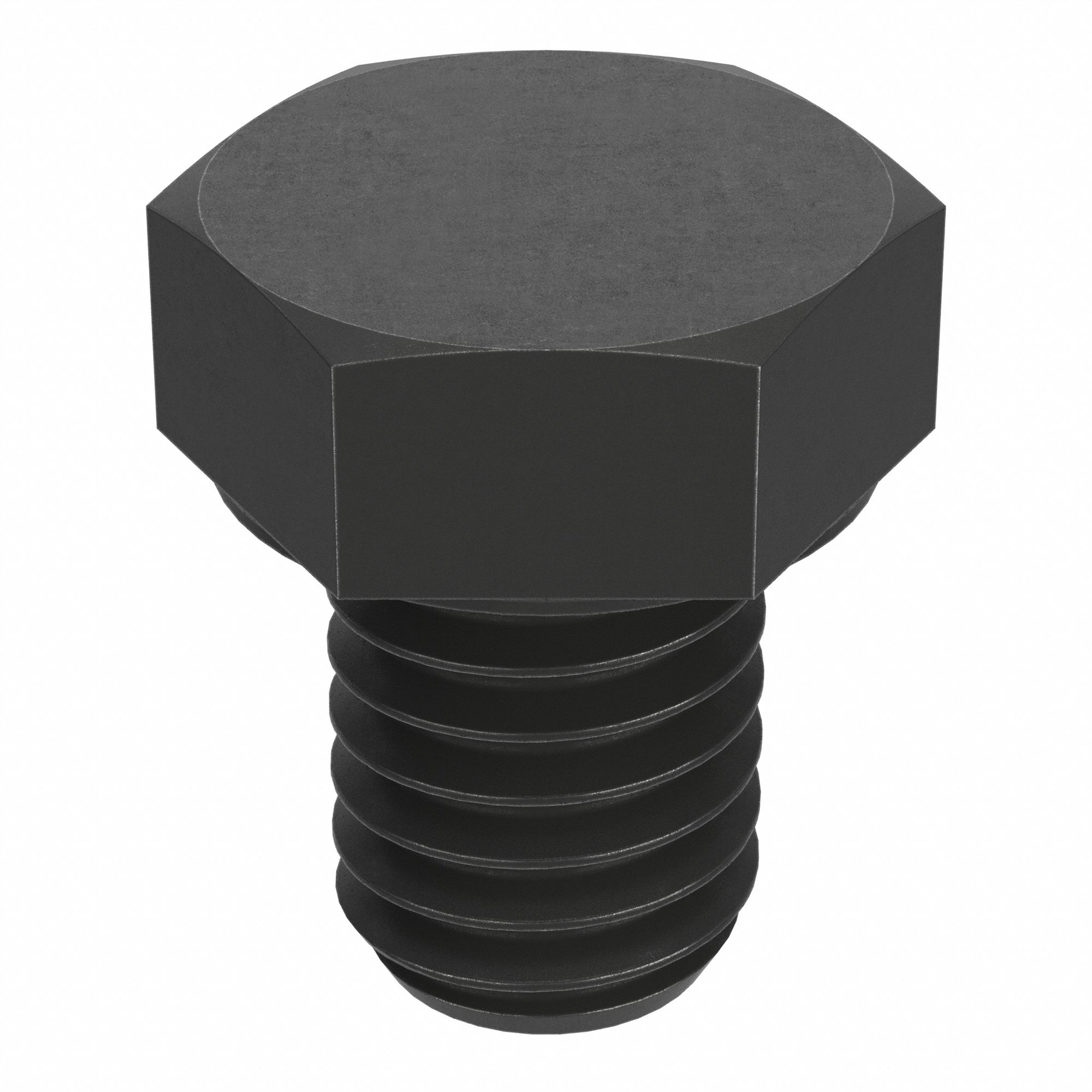 Hex Head Cap Screw: Steel, Grade 2, Plain, 3/8"-16, Coarse, 1/2 in lg, Globally Sourced, Inch, 50 PK