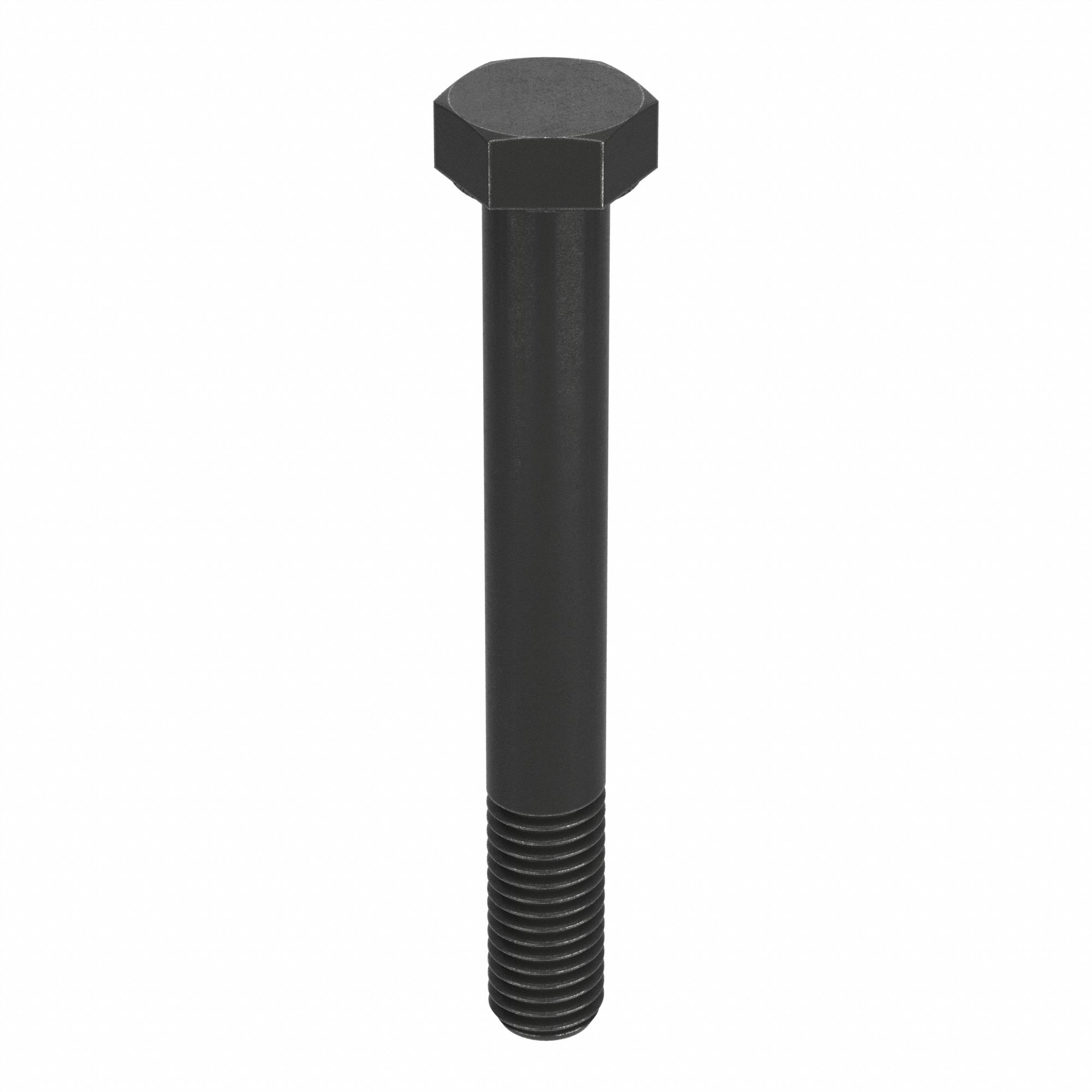 Hex Head Cap Screw: Steel, Grade 2, Plain, 1/2"-13, Coarse, 4 1/2 in lg, Globally Sourced, 5 PK