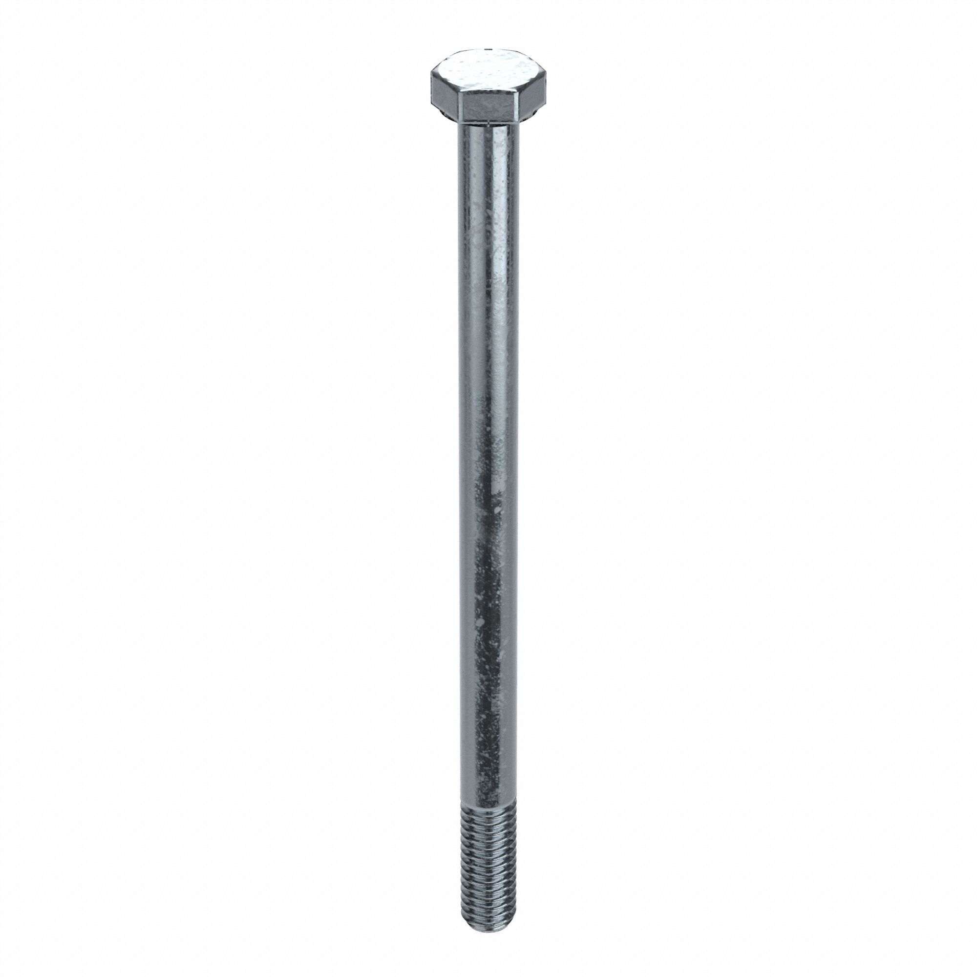 HEX HEAD CAP SCREW, STEEL, UNC, GRADE 2, ZINC PLATED, ¼