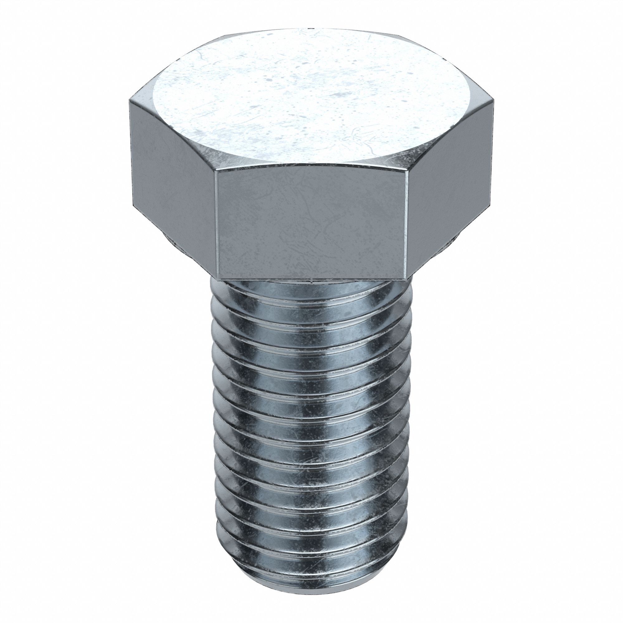 Hex Head Cap Screw: Steel, Grade 2, Zinc Plated, 3/4"-10, Coarse, 1 1/2 in lg, Fully Threaded, 10 PK
