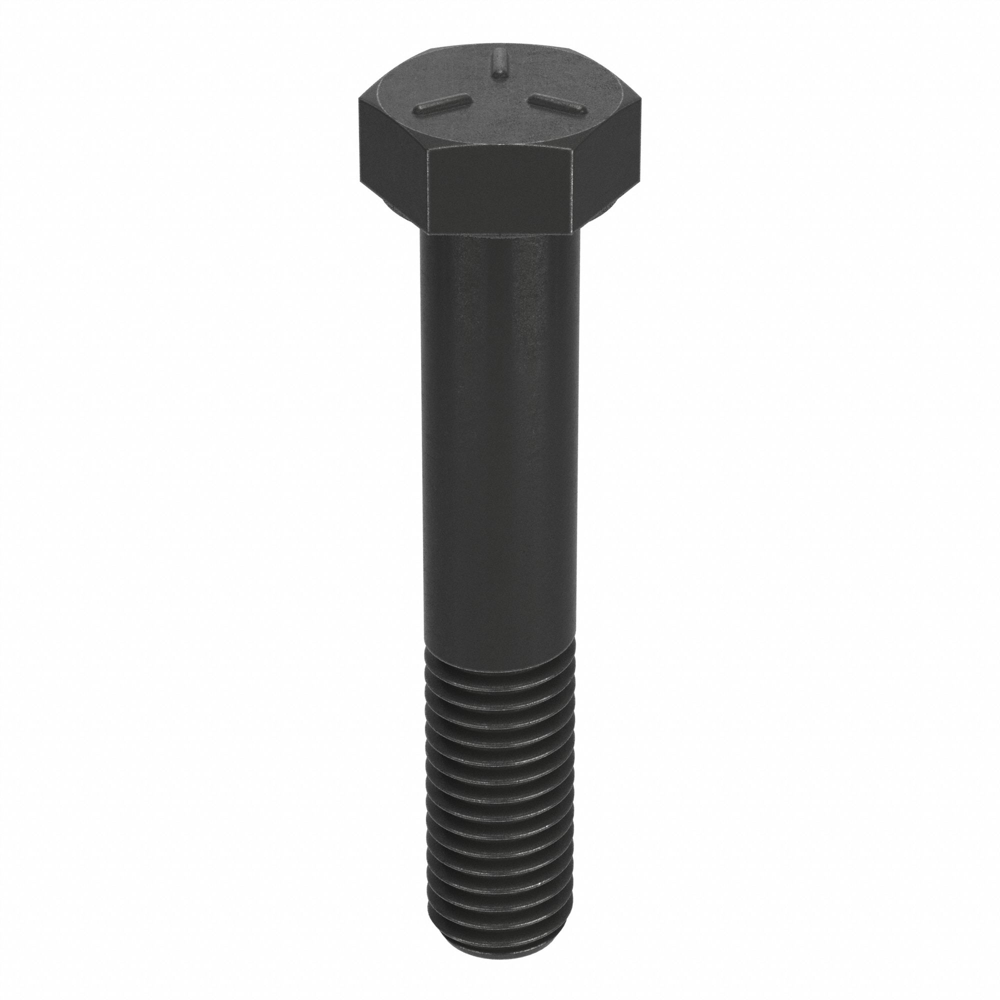 HEX HEAD CAP SCREW, STEEL, GRADE 5, BLACK OXIDE, ½