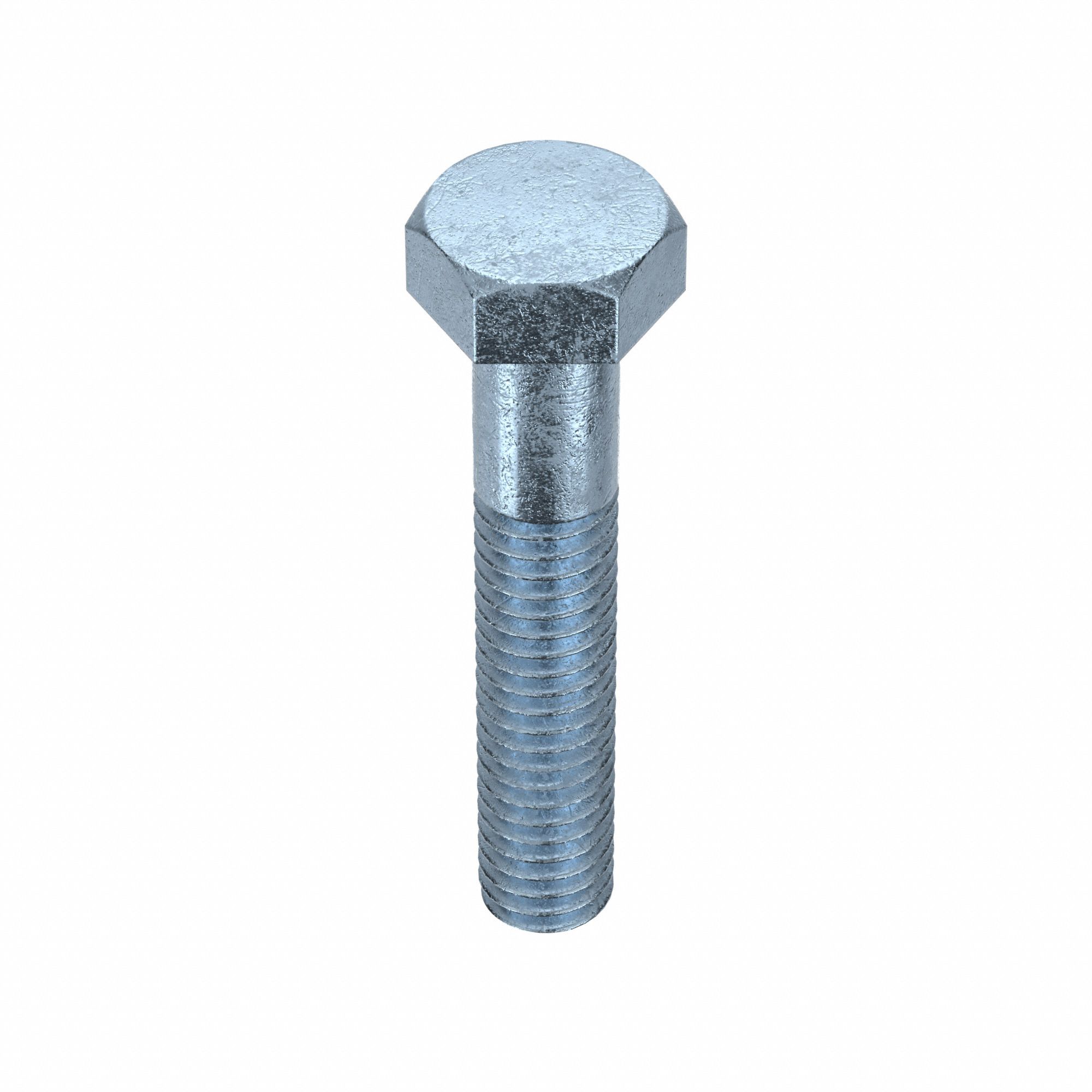 Hex Head Cap Screw: Steel, Grade 5, Zinc Plated, 5/16"-18, Coarse, 1 3/4 in lg, Inch, Hex, 50 PK