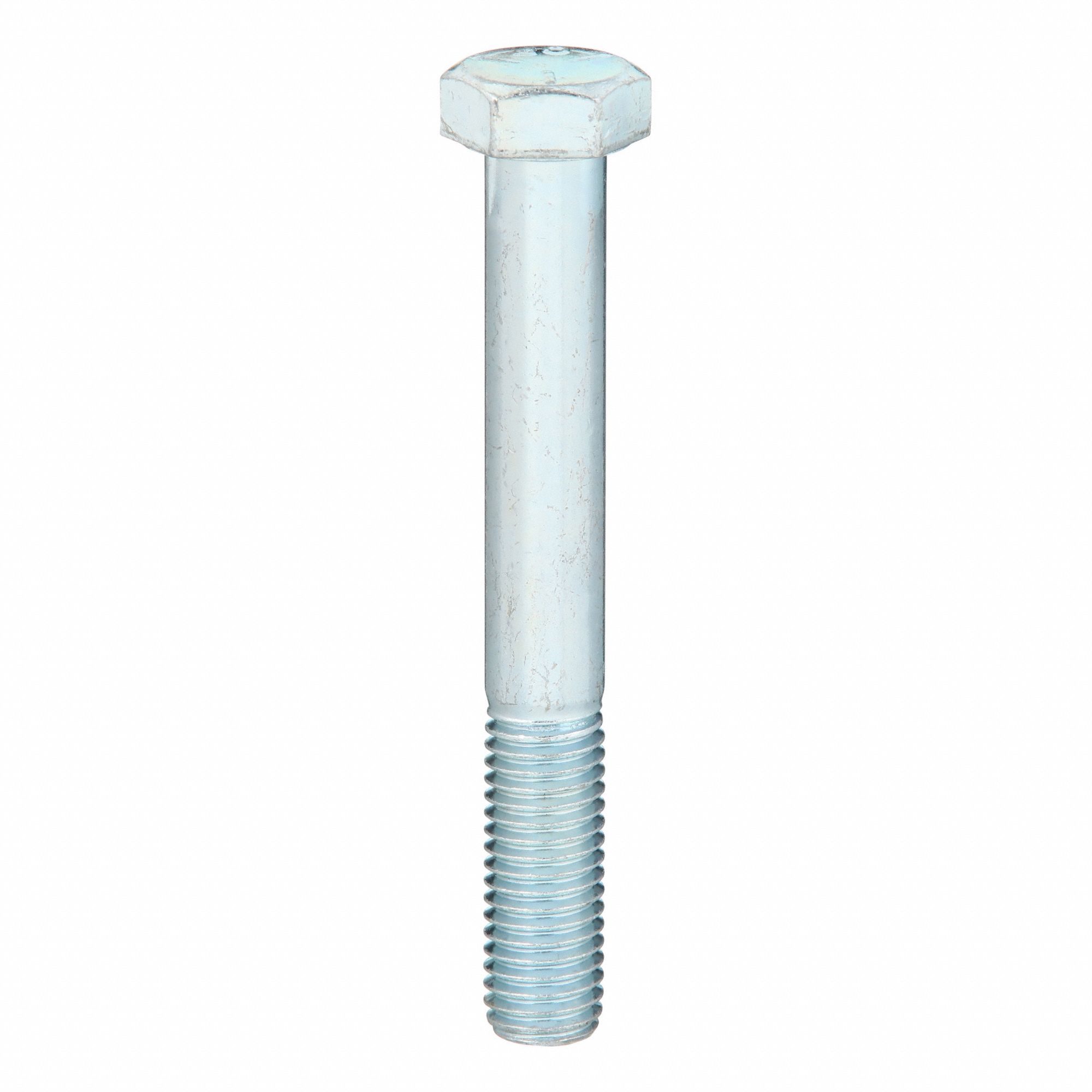 Hex Head Cap Screw: Steel, Grade 5, Zinc Plated, 5/8"-11, Coarse, 4 3/4 in lg, Inch, SAE J429, 5 PK