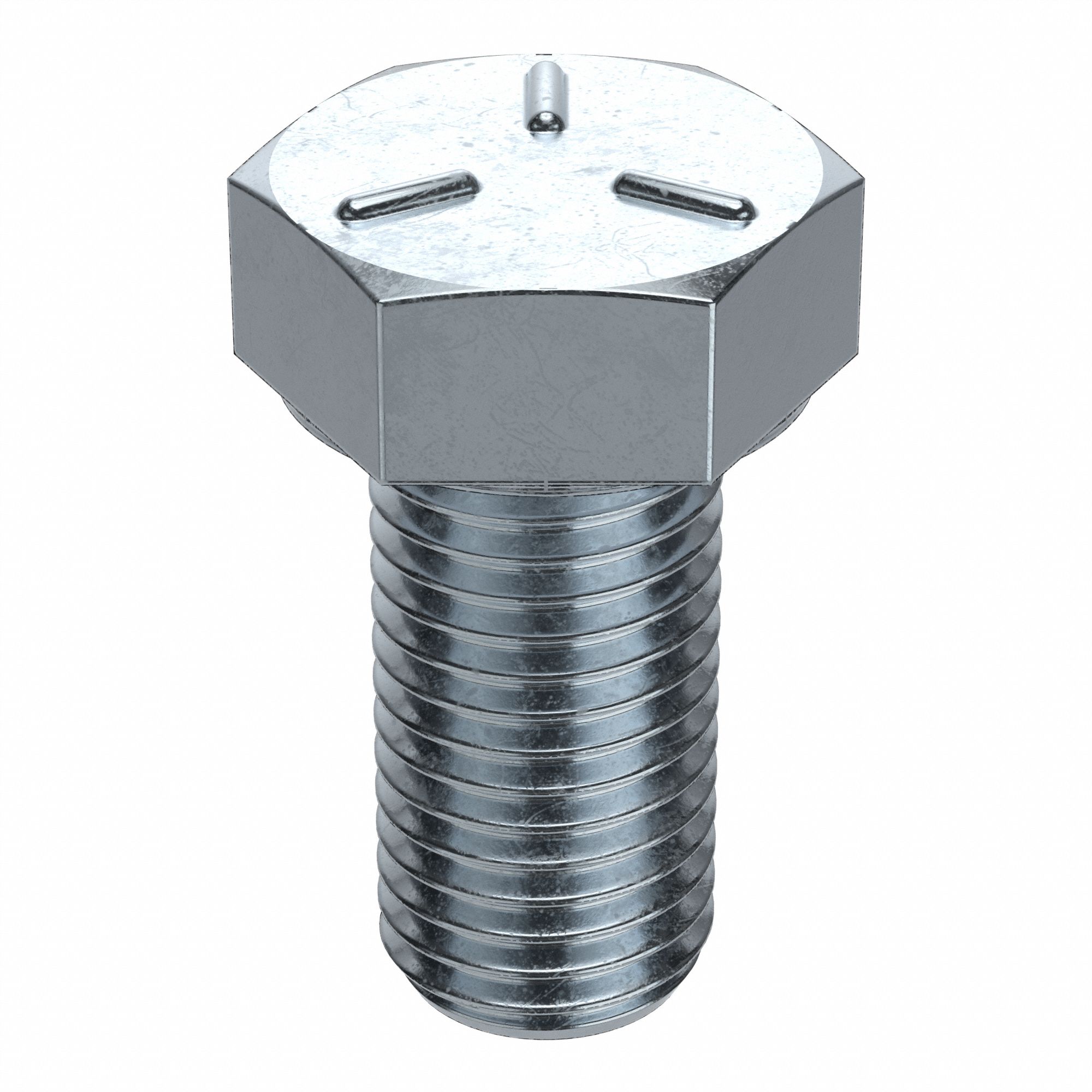 Hex Head Cap Screw: Steel, Grade 5, Zinc Plated, 1"-8, Coarse, 1 3/4 in lg, Globally Sourced, 5 PK