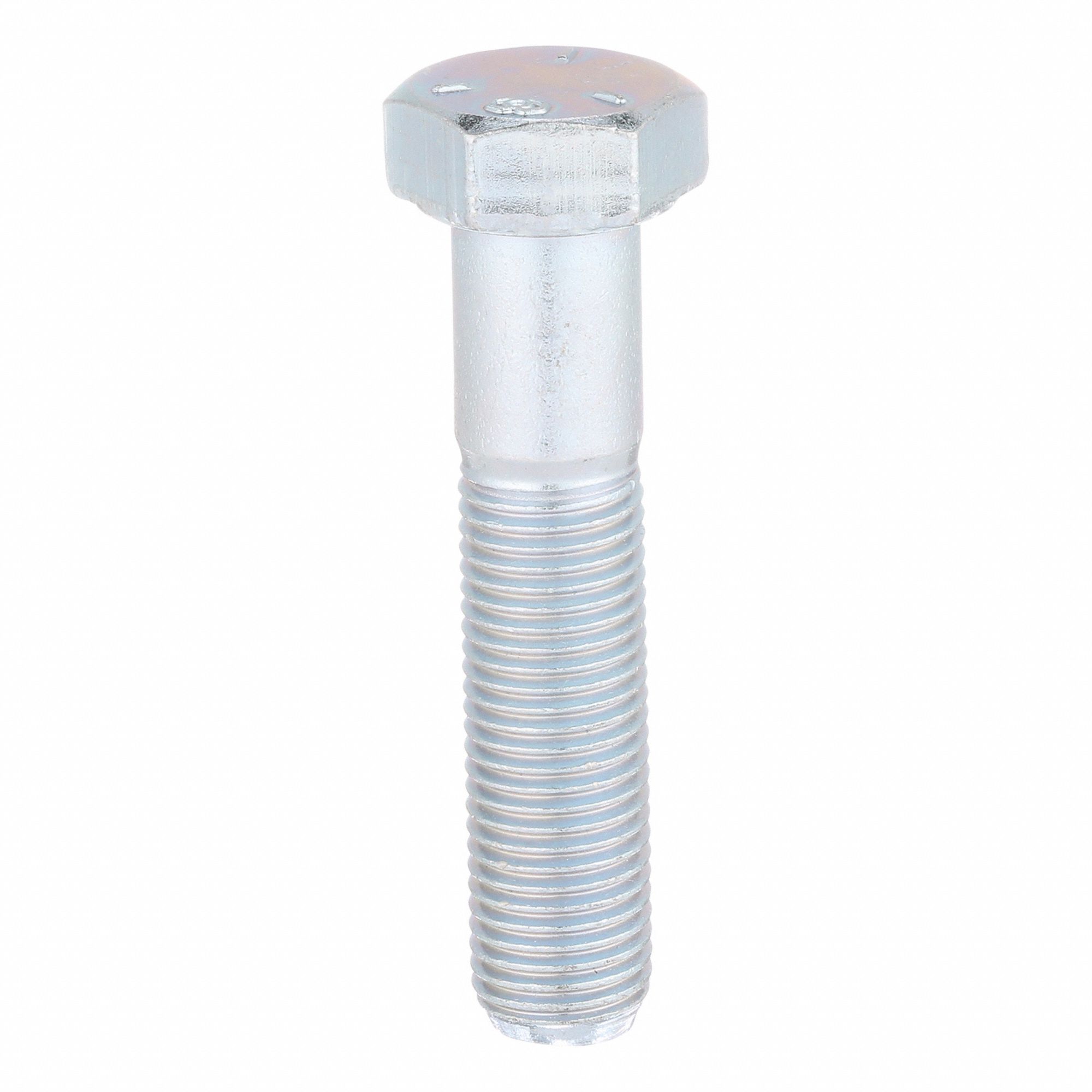 Hex Head Cap Screw: Steel, Grade 5, Zinc Plated, 3/8"-24, Fine, 1 3/4 in lg, Globally Sourced, 50 PK