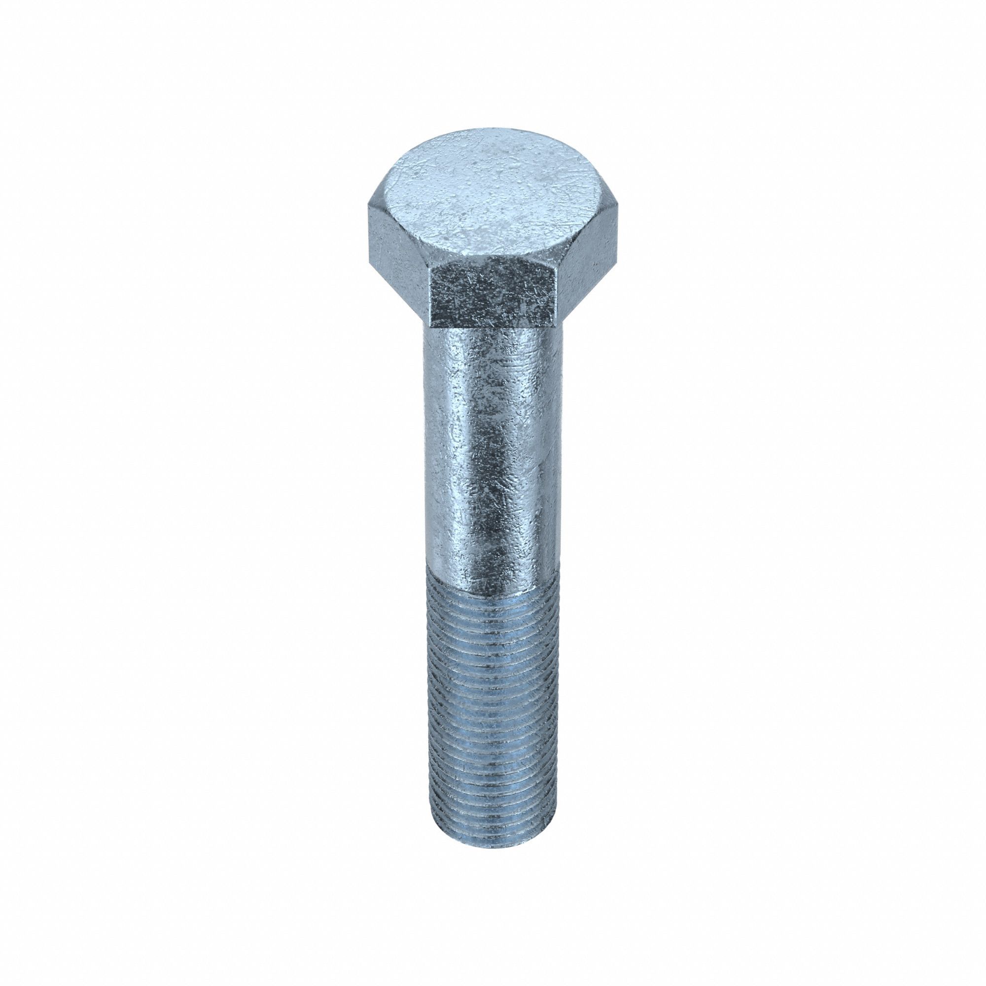 Hex Head Cap Screw: Steel, Grade 5, Zinc Plated, 3/8"-24, Fine, 2 in lg, Globally Sourced, 2A, 25 PK
