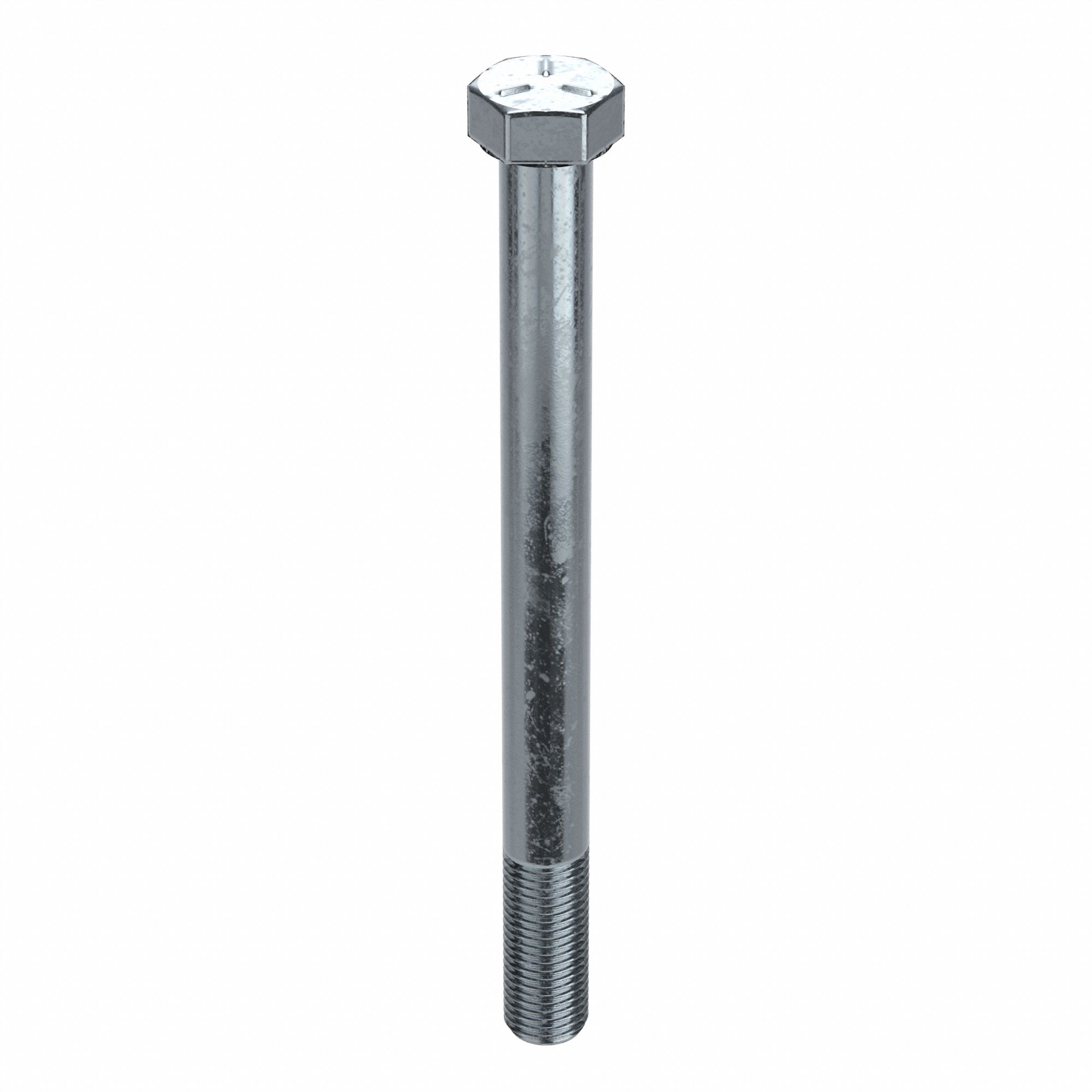 Hex Head Cap Screw: Steel, Grade 5, Zinc Plated, 3/8"-24, Fine, 4 1/2 in lg, Globally Sourced, 10 PK