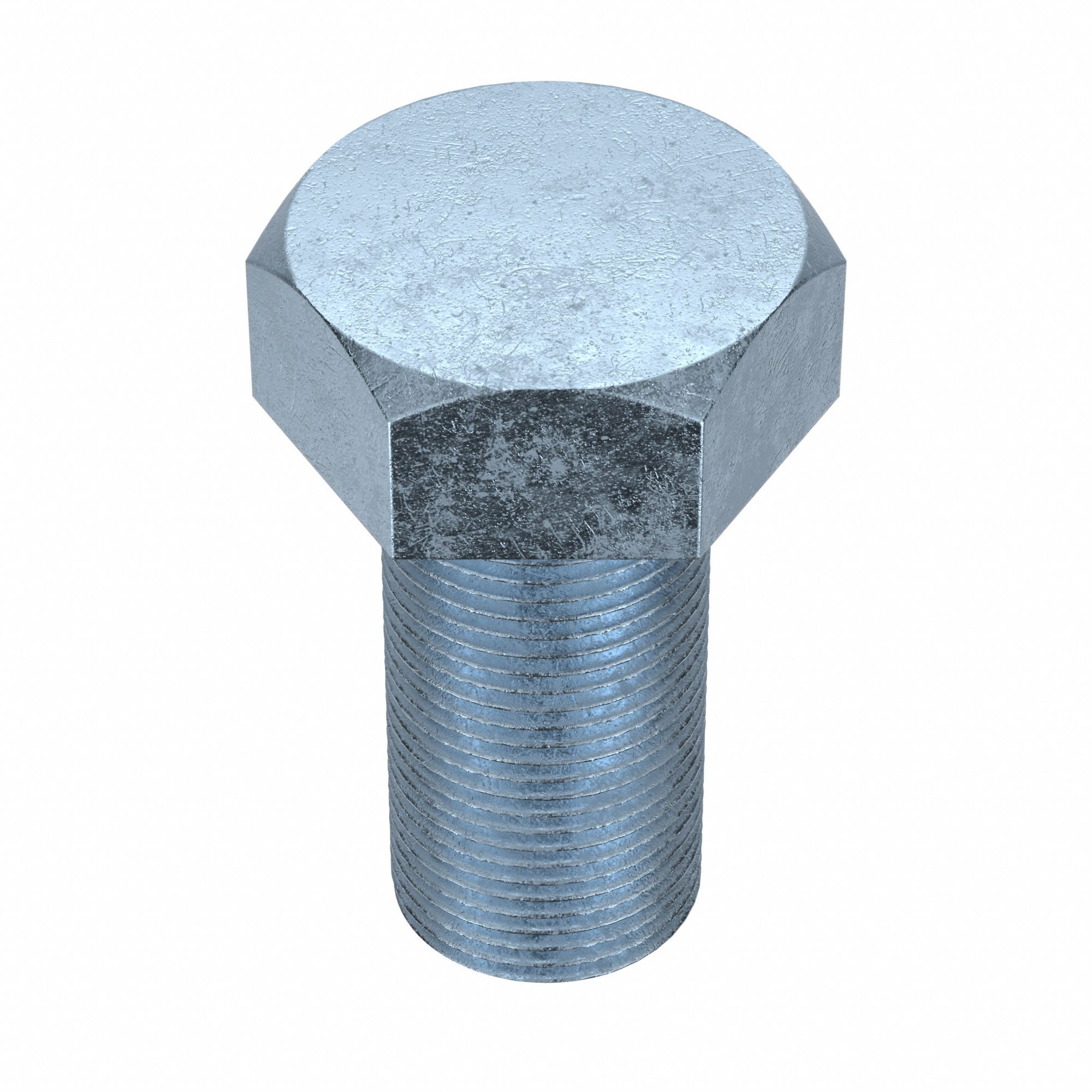 Hex Head Cap Screw: Steel, Grade 5, Zinc Plated, 1"-14, Fine, 2 in lg, Globally Sourced, Inch, 5 PK
